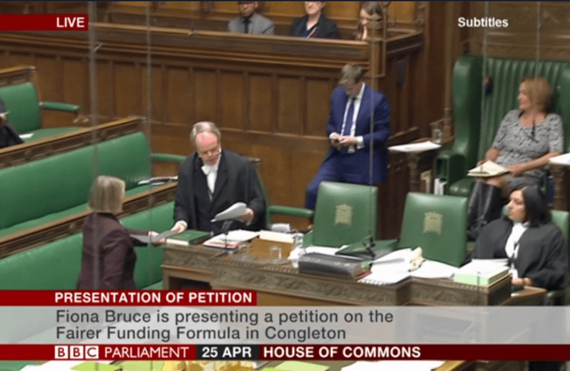 Fiona Bruce MP presents the petition