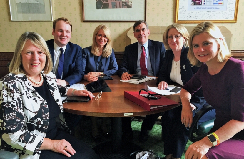 Fiona and Cheshire MPs meet Justine Greening