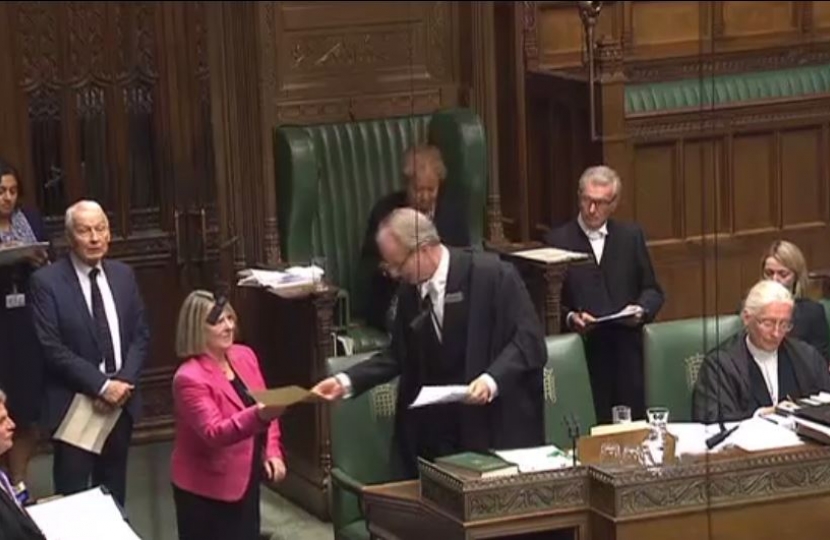 Fiona presents bill to Parliament