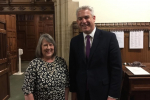 Fiona Bruce MP and Health Secretary Steve Barclay