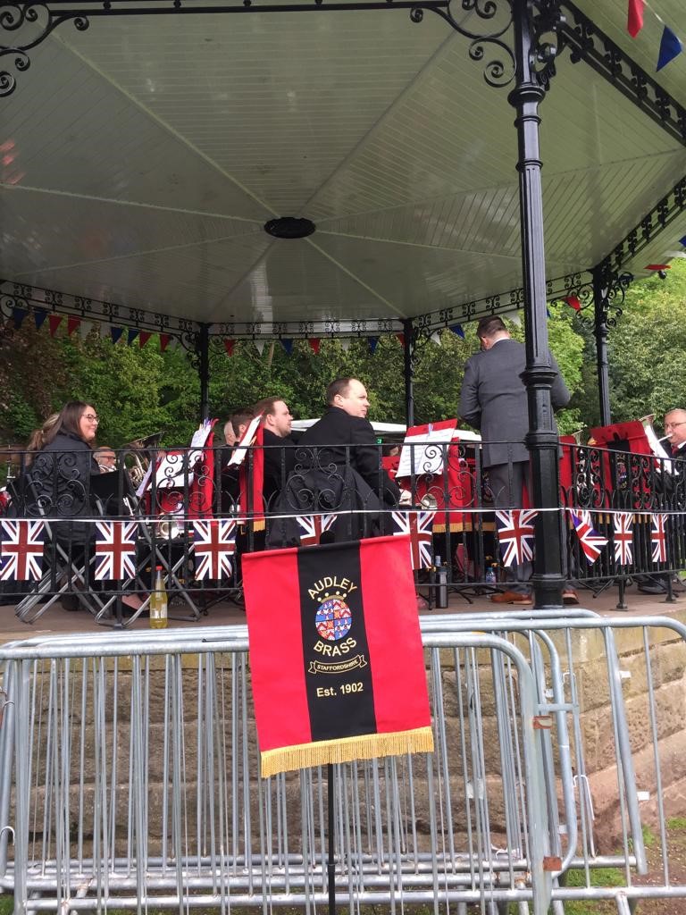 Audley Brass at Congleton Park Bandstand