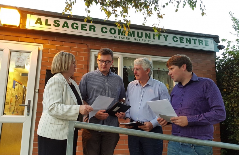 Fiona meets with Alsager residents