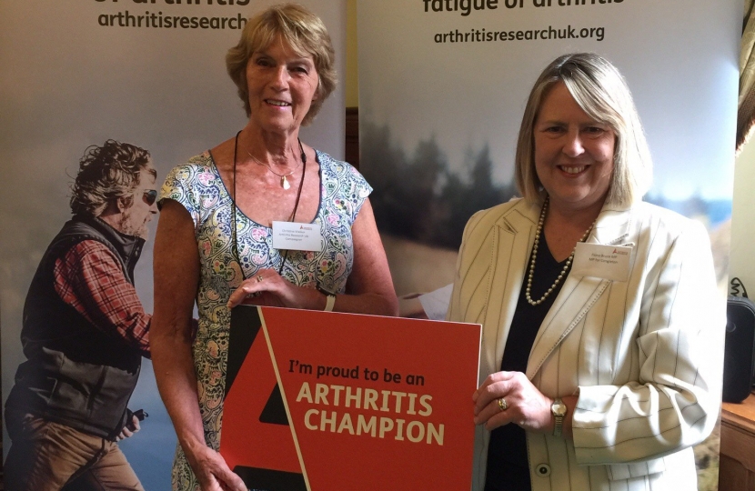 Arthritis UK Fiona with Christine Walker 