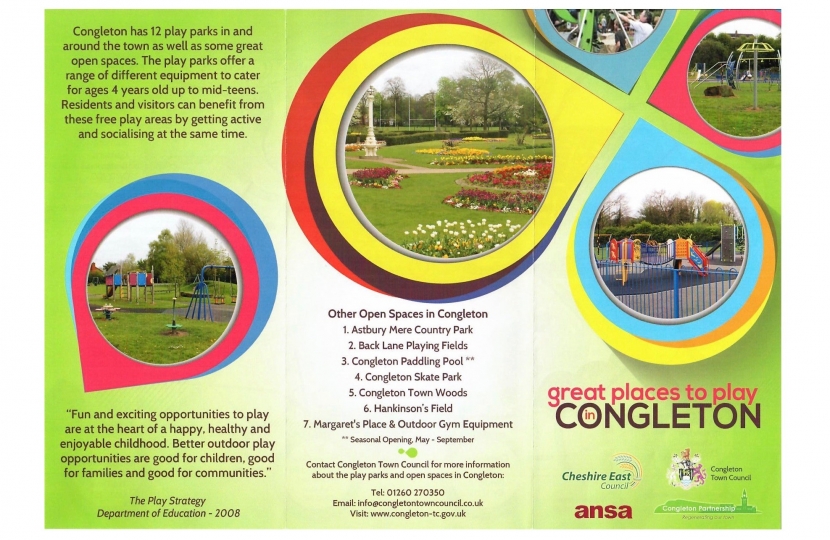 Great places to play Congleton