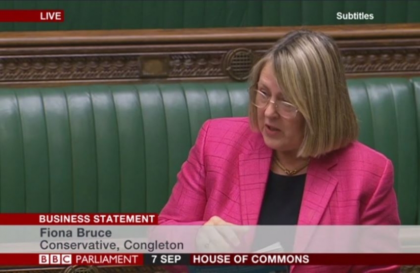 Fiona speaks in Parliament