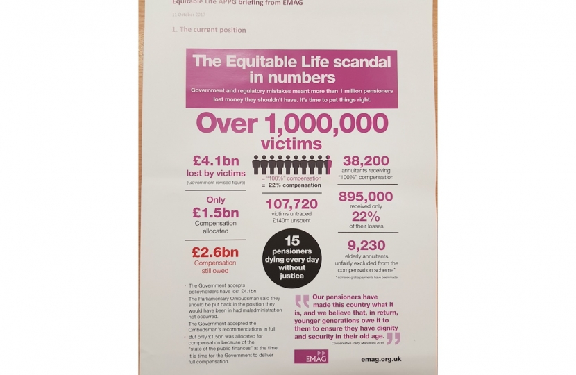 Equitable Life Flyer Front