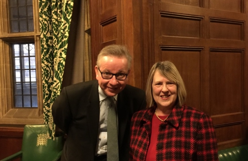 Fiona with Michael Gove