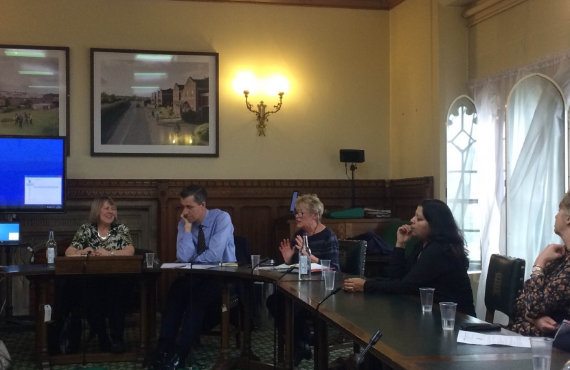 Fiona chairing meeting of APPG on Alcohol Harm and on Strengthening Couple Relationships