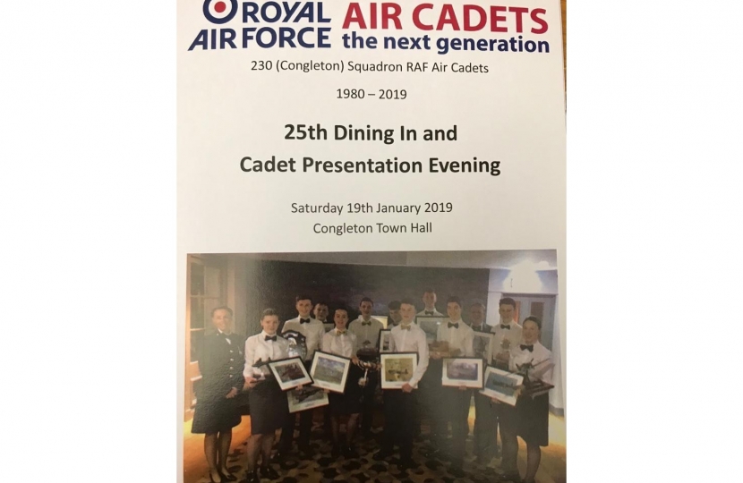 Congleton Air Cadets Dining In Night