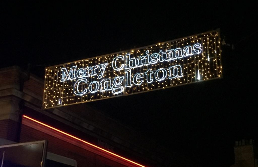 Merry Christmas Congleton in Lights