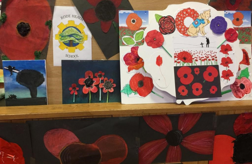 Poppies by Rode Heath School