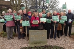 Fiona Bruce campaigns with Brereton residents