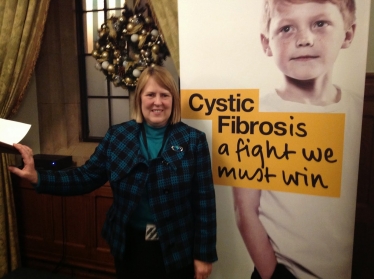 Fiona at Cystic Fibrosis Trust Event