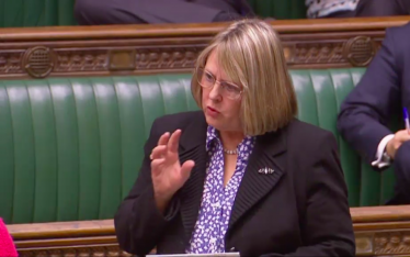 Fiona speaking in Parliament